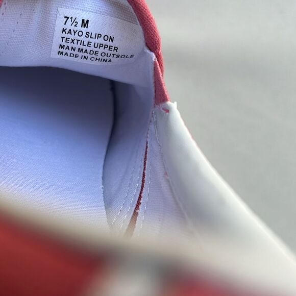 Hurley Kayo Slip on Sneaker in size 7.5 - Picture 4 of 7